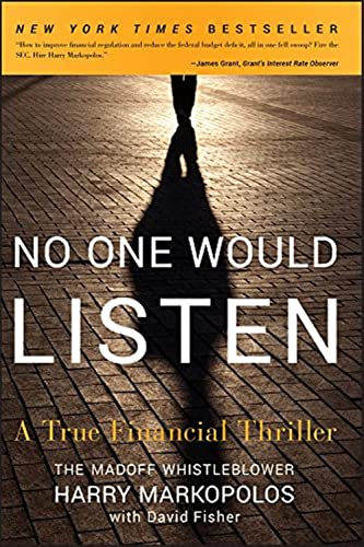 No One Would Listen: A True Financial Thriller von Wiley