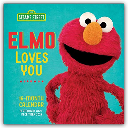Sesame Street – Elmo Loves You – Sesamstraße 2024 – Wandkalender: Original Harry N. Abrams-Kalender [Mehrsprachig] [Kalender] von Flechsig