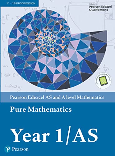 Edexcel AS and A level Mathematics Pure Mathematics Year 1/AS Textbook + e-book, m. 1 Beilage, m. 1 Online-Zugang; .: Textbook + e-book. Mit Online-Zugang (A level Maths and Further Maths 2017)