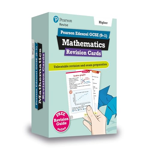 REVISE Edexcel GCSE (9-1) Mathematics Higher Revision Cards: includes FREE online Revision Guide (Pearson Revise) von Pearson Education Limited