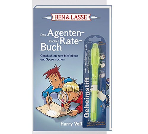 Das Agenten-Knobel-Rate-Buch: Geschichten zum Mitfiebern und Spurensuchen (Ben und Lasse) von Bibellesebund