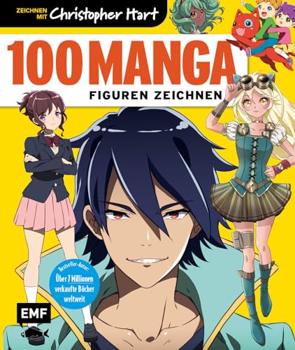 100 Manga-Figuren zeichnen: Das ultimative Zeichenbuch für die beliebtesten Charaktere – Bestseller Autor: über 7 Millionen verkaufte Bücher weltweit von Edition Michael Fischer