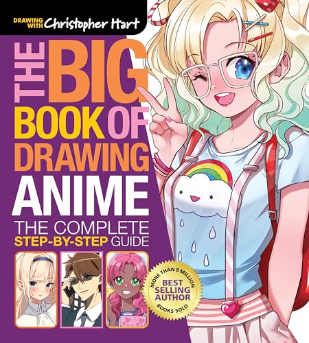 The Big Book of Drawing Anime: The Complete Step-by-step Guide (Drawing with Christopher Hart)