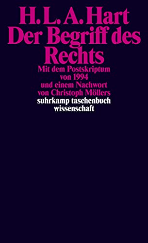 Der Begriff des Rechts: Mit dem Postskriptum von 1994 u. einem Nachw. v. Christoph Möllers (suhrkamp taschenbuch wissenschaft) von Suhrkamp Verlag AG