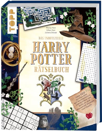 Das inoffizielle Harry Potter-Rätselbuch. Über 100 Quizfragen, Bilderrätsel, Labyrinthe und mehr zu den bekannten Büchern und Filmen: Das neue Buch von Influencerin Marisa Hart und Tochter Lillian Das inoffizielle Harry Potter-Rätselbuch. Über 100 Quizfragen, Bilderrätsel, Labyrinthe und mehr zu den bekannten Büchern und Filmen: Das neue Buch von Influencerin Marisa Hart und Tochter Lillian