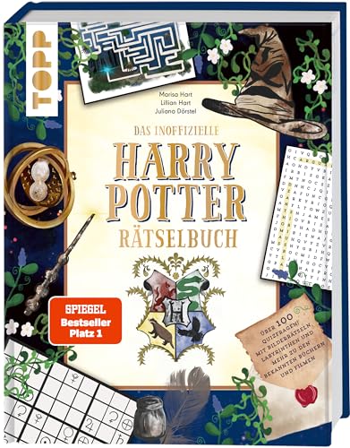 Das inoffizielle Harry Potter-Rätselbuch. Über 100 Quizfragen, Bilderrätsel, Labyrinthe und mehr zu den bekannten Büchern und Filmen: Das neue Buch von Influencerin Marisa Hart und Tochter Lillian von Frech