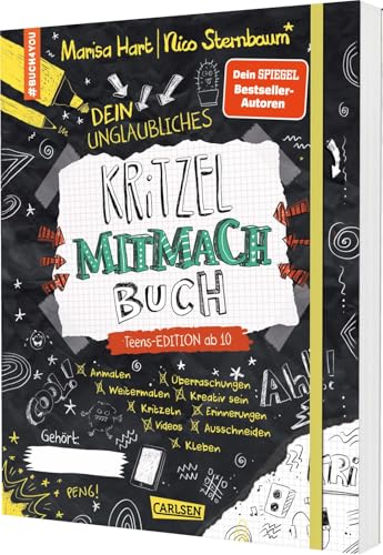 #buch4you: Dein unglaubliches Kritzel-Mitmach-Buch: Teens-Edition ab 10 von Carlsen