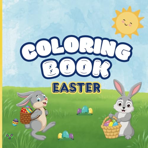 Easter Coloring Book: Fun and Easy Coloring Perfect for ages 4-9 von Independently published