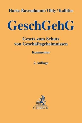 Gesetz zum Schutz von Geschäftsgeheimnissen (Gelbe Erläuterungsbücher)