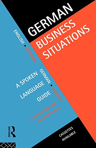 German Business Situations: A Spoken Language Guide (Languages for Business) von Routledge