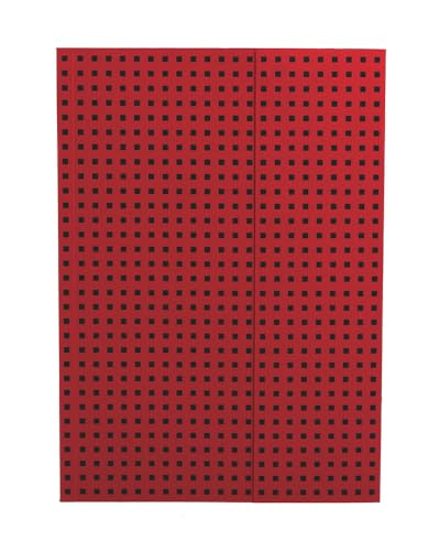 Red on Black Journal: Lined A4 (Quadro)