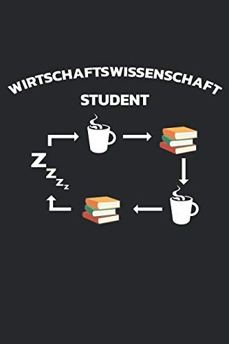 Wirtschaftswissenschaft Student: Geschenk Notizbuch / Notizheft Mit 110 Linierten Seiten