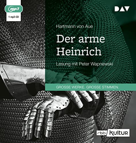 Der arme Heinrich: Lesung mit Peter Wapnewski (1 mp3-CD) von Der Audio Verlag