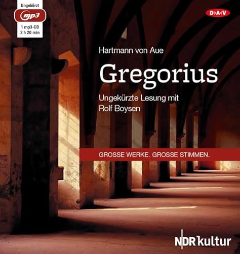 Gregorius: Ungekürzte Lesung mit Rolf Boysen (1 mp3-CD) von Der Audio Verlag, Dav