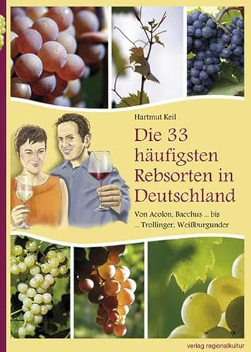 Die 33 häufigsten Rebsorten in Deutschland: Von Acolon, Bacchus ... bis ... Trollinger, Weißburgunder