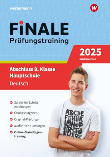 FiNALE Prüfungstraining Abschluss 9.Klasse Hauptschule Niedersachsen: Deutsch 2025 Arbeitsbuch mit Lösungsheft (FiNALE Prüfungstraining: Abschluss 9./10. Klasse Hauptschule Niedersachsen) von Westermann Lernwelten GmbH