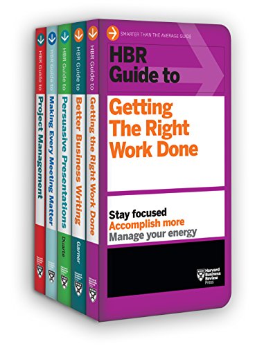 HBR Guides to Being an Effective Manager Collection (5 Books) (HBR Guide Series): Getting the Right Work Done / Better Business Writing / Persuasive ... Every Meeting Matter / Project Management von Harvard Business Review Press