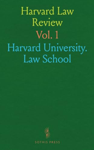 Harvard Law Review von Sothis Press