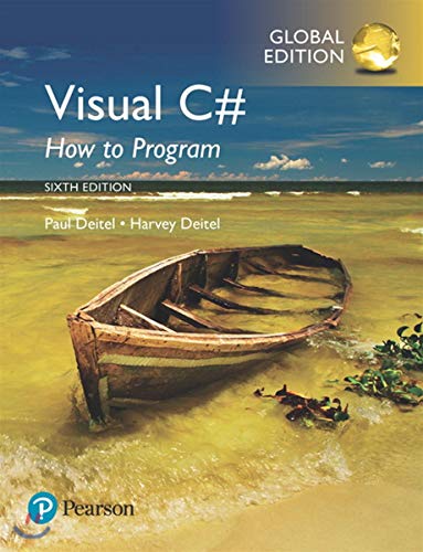 Visual C# How to Program, Global Edition von Pearson