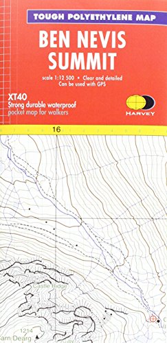 Ben Nevis Summit (Summit Map) von Harvey Map Services Ltd