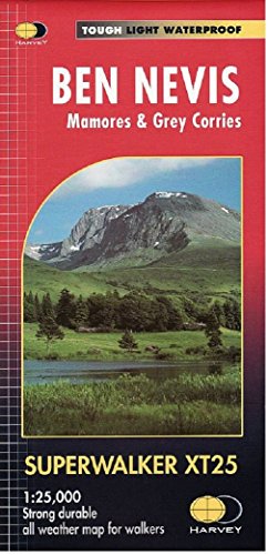 Ben Nevis XT25: Mamores & Grey Corries (Superwalker XT25) von Harvey Map Services Ltd