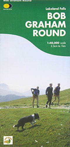 Bob Graham Round: Lakeland Fells von Harvey Map Services Ltd