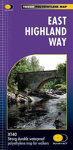 East Highland Way: Route Maps (Trail Map XT40)