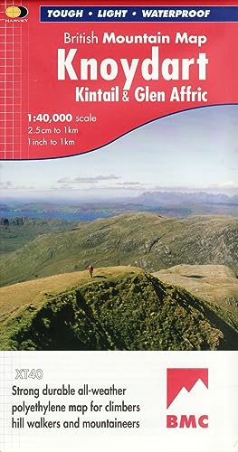 Knoydart: Kintail & Glen Affric (British Mountain Map) von Harvey Map Services Ltd