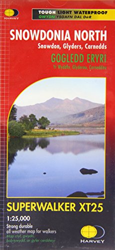 Snowdonia North: Gogledd Eryri (Superwalker XT25) von Harvey Map Services Ltd