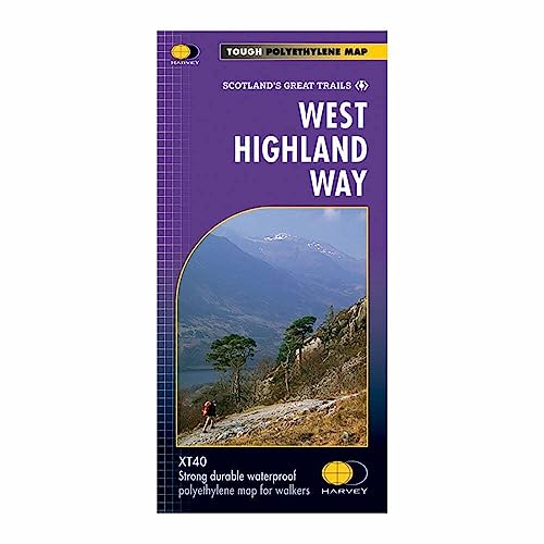 West Highland Way, Map: Polyethylene map for walkers. Strong durable waterproof (Trail Map XT40) von PETER STORM