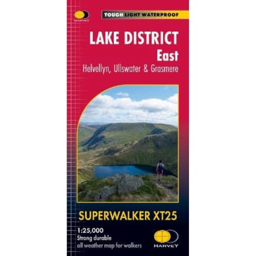 Lake District East: Helvellyn, Ullswater & Grasmere (Superwalker XT25) von Harvey Map Services Ltd