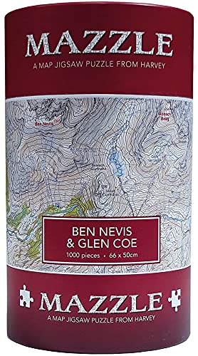 Ben Nevis & Glen Coe Mazzle (Map Jigsaw Puzzle)