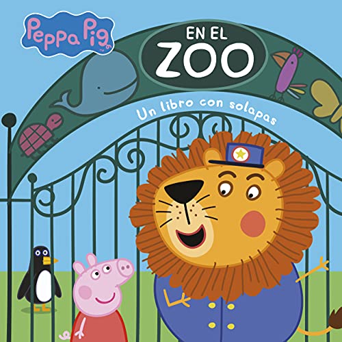 Peppa Pig. Libro de cartón con solapas - En el zoo: Libro con solapas von BEASCOA