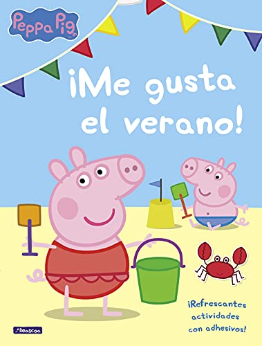 Peppa Pig. Cuaderno de actividades - ¡Me gusta el verano!: Refrescantes actividades con adhesivos (Altea)