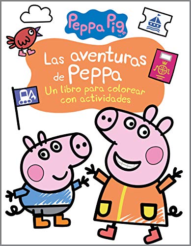 Peppa Pig. Cuaderno de actividades - Las aventuras de Peppa: Un libro para colorear con actividades (Altea)