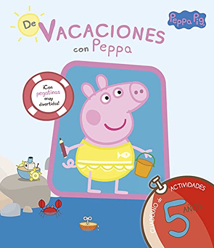 Peppa Pig. Cuaderno de vacaciones . - De vacaciones con Peppa (5 años): (¡con pegatinas muy divertidas!) (Altea) von ALTEA
