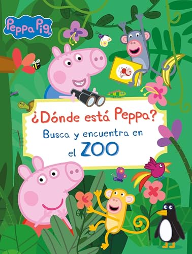 Peppa Pig. Libro juguete - ¿Dónde está Peppa? Busca y encuentra en el zoo: Busca y encuentra (Pequeños curiosos) von BEASCOA