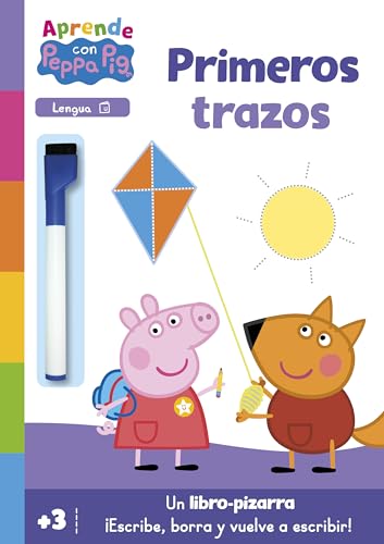 Peppa Pig. Primeros aprendizajes - Aprendo con Peppa Pig. Primeros trazos (Libro-pizarra): ¡Escribe, borra y vuelve a escribir! (Altea) von BEASCOA