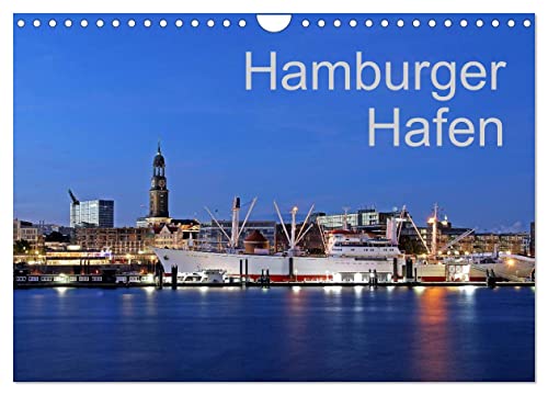 Hamburger Hafen (Wandkalender 2024 DIN A4 quer), CALVENDO Monatskalender