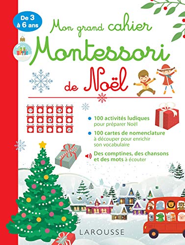 Mon grand cahier Montessori de Noel von Larousse