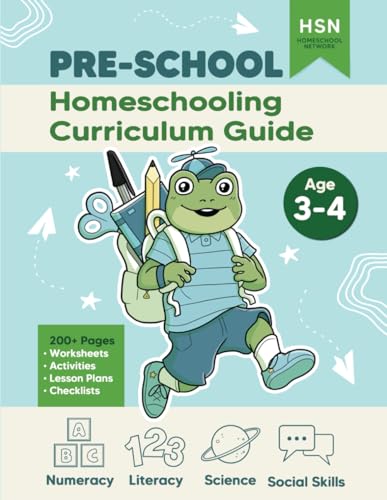 Homeschooling Curriculum Guide: Preschool: Complete curricula and worksheets for home education von Independently published