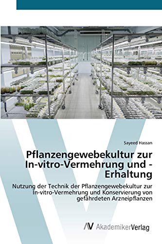 Pflanzengewebekultur zur In-vitro-Vermehrung und -Erhaltung: Nutzung der Technik der Pflanzengewebekultur zur In-vitro-Vermehrung und Konservierung von gefährdeten Arzneipflanzen