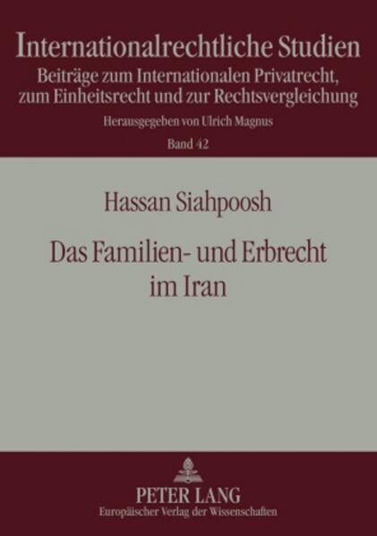 Das Familien- und Erbrecht im Iran von Peter Lang