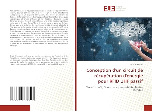 Conception d'un circuit de récupération d'énergie pour RFID UHF passif: Moindre coût, Durée de vie importante, Portée étendue von Éditions universitaires européennes