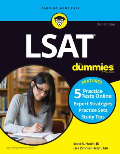 LSAT For Dummies: Book + 5 Practice Tests Online von For Dummies