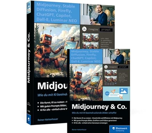 Midjourney & Co.: Wie du mit KI beeindruckende Bilder schaffst von Rheinwerk