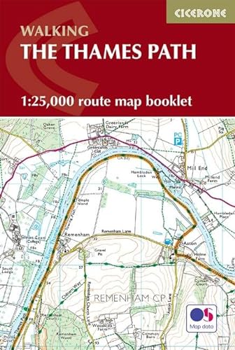 The Thames Path Map Booklet: 1:25,000 OS Route Map Booklet (Cicerone guidebooks) von Cicerone Press Limited