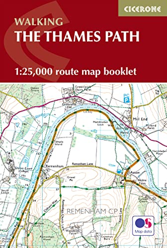 The Thames Path Map Booklet: 1:25,000 OS Route Map Booklet (Cicerone guidebooks) von Cicerone Press Limited
