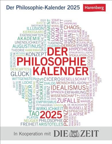 Der Philosophie-Kalender Tagesabreißkalender 2025: Interessanter Tischkalender mit täglichem Wissen. Tageskalender mit spannenden Denkansätzen. Kalender 2025 zum Aufstellen (Wissenskalender Harenberg) von Harenberg