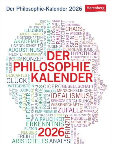 Der Philosophie-Kalender Tagesabreißkalender 2026: Interessanter Tischkalender mit täglichem Wissen. Tageskalender mit spannenden Denkansätzen. Kalender 2026 zum Aufstellen (Wissenskalender Harenberg) Der Philosophie-Kalender Tagesabreißkalender 2026: Interessanter Tischkalender mit täglichem Wissen. Tageskalender mit spannenden Denkansätzen. Kalender 2026 zum Aufstellen (Wissenskalender Harenberg) von Harenberg